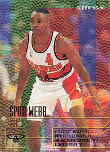 1995-96 Fleer Basketball Spud Webb #206