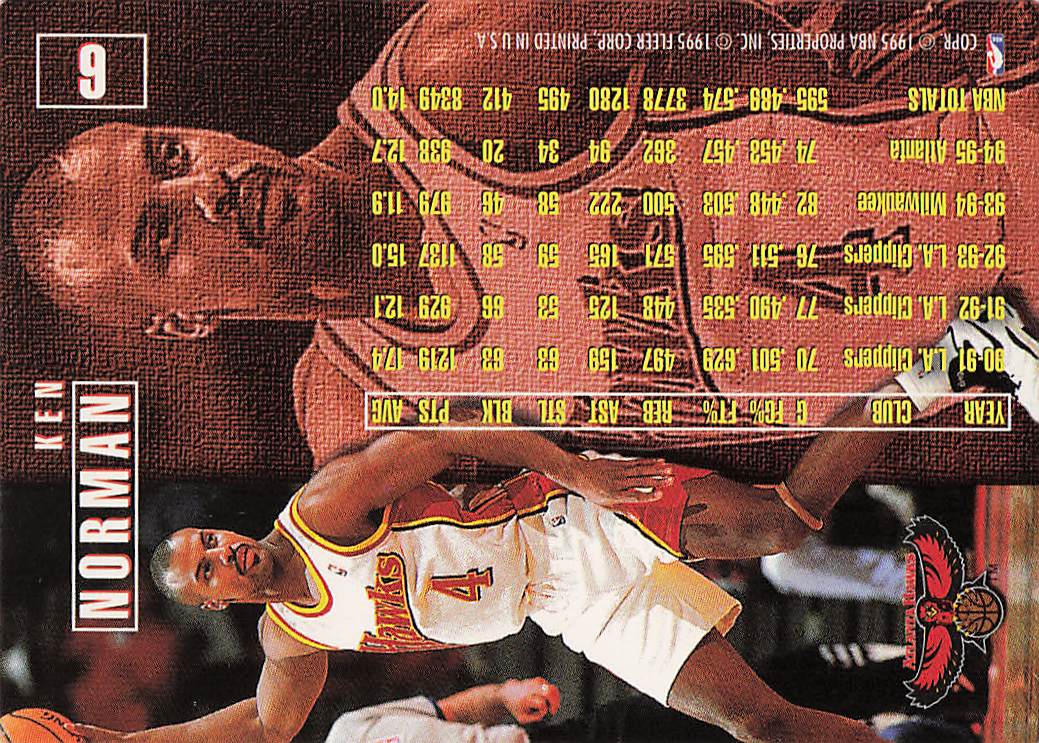 1995-96 Fleer European Basketball Ken Norman #6