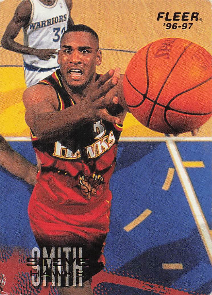 1996-97 Fleer Basketball Steve Smith #5