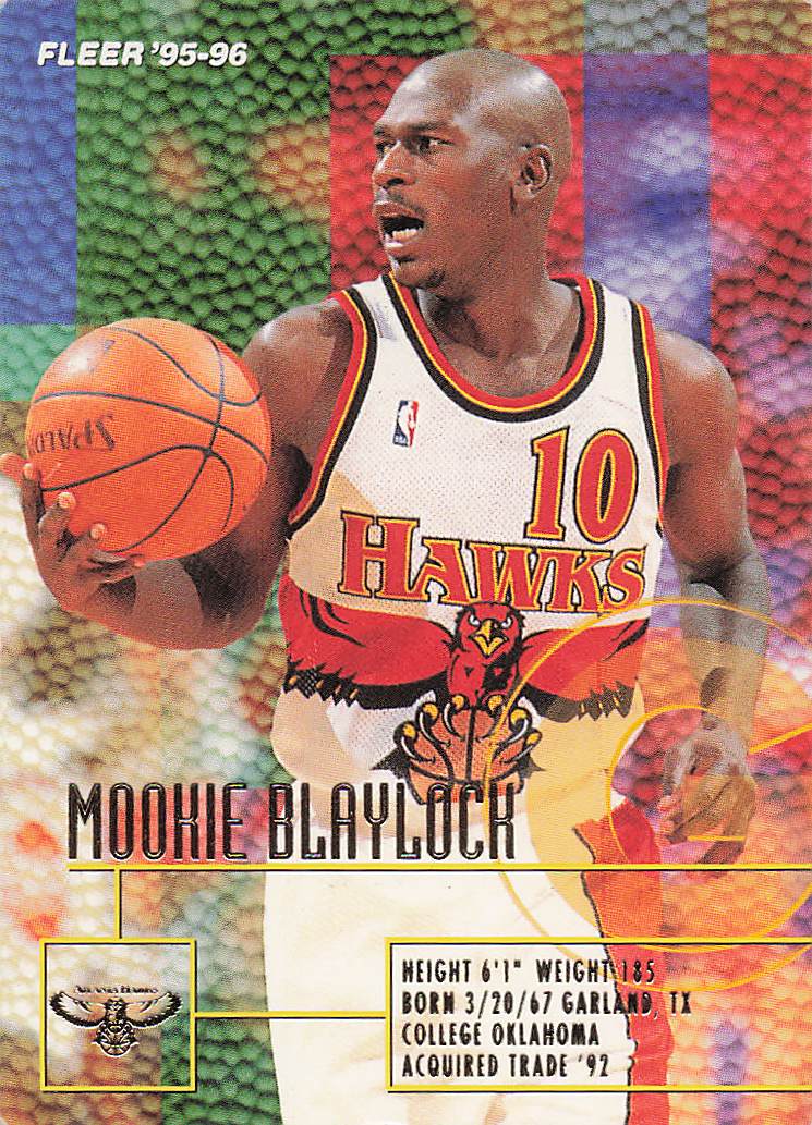 1995-96 Fleer Basketball Mookie Blaylock #202