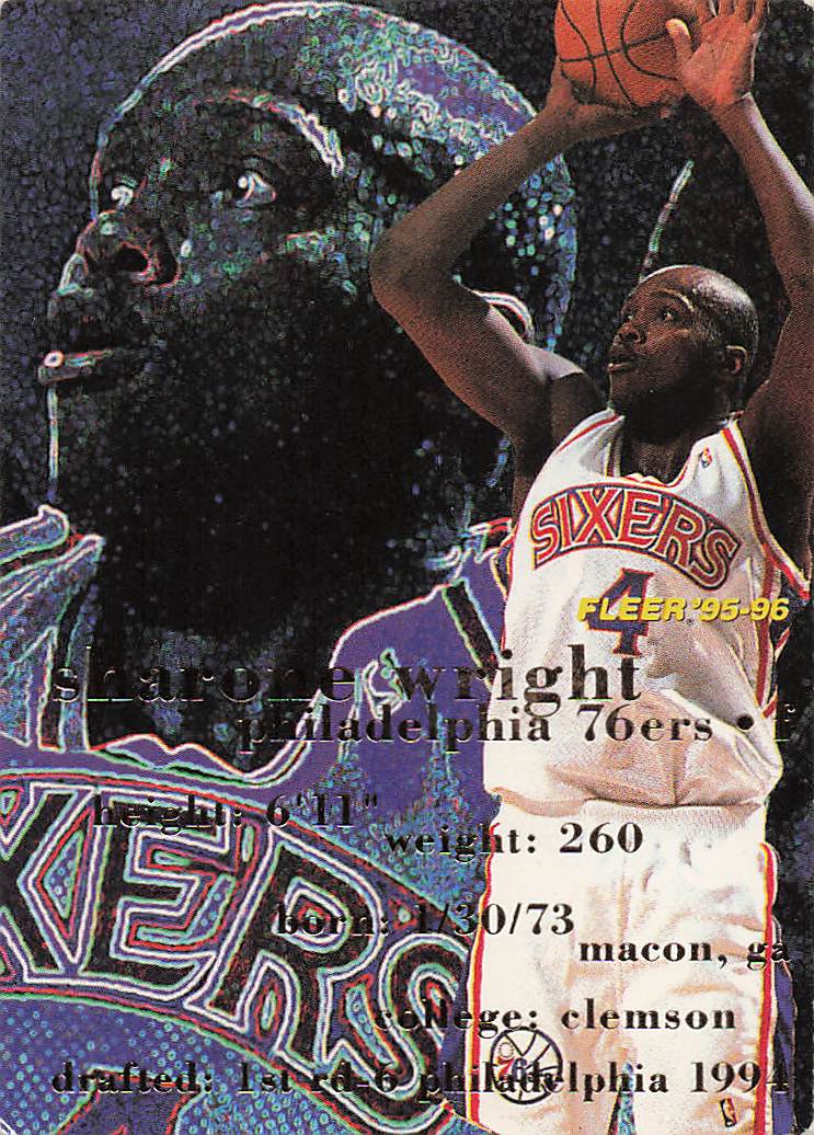 1995-96 Fleer European Basketball Sharone Wright #140