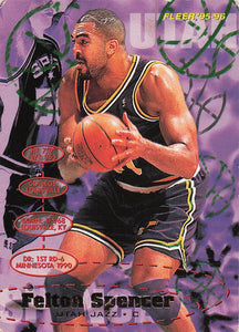 1995-96 Fleer European Basketball Felton Spencer #189