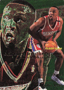 1995-96 Fleer Basketball Clarence Weatherspoon #138