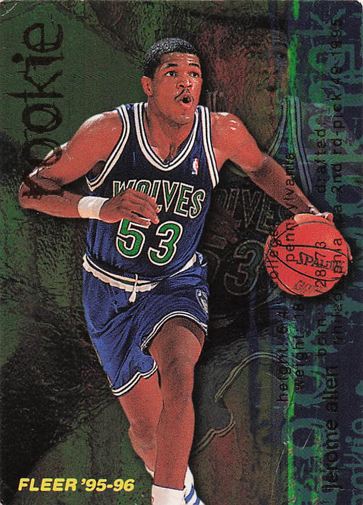 1995-96 Fleer Basketball Jerome Allen #281 Rookie