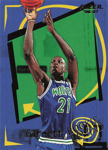1996-97 Fleer European Basketball Rookie Rewind Kevin Garnett #4