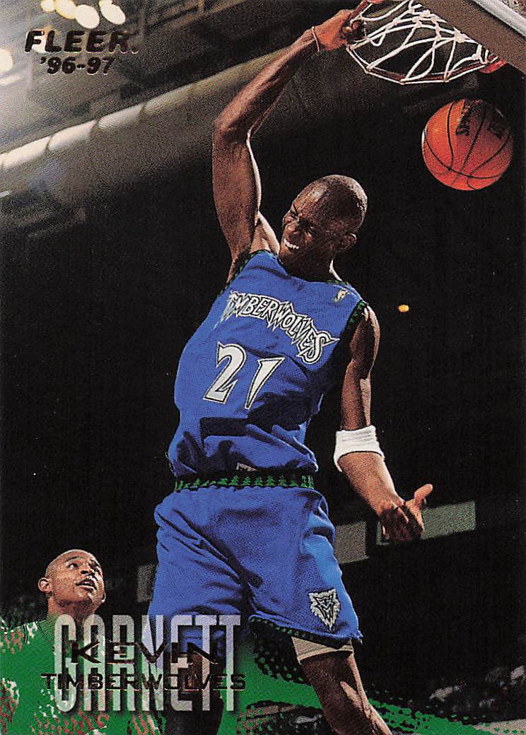 1996-97 Fleer Basketball Kevin Garnett #216