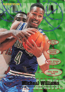 1995-96 Fleer Basketball Micheal Williams #238