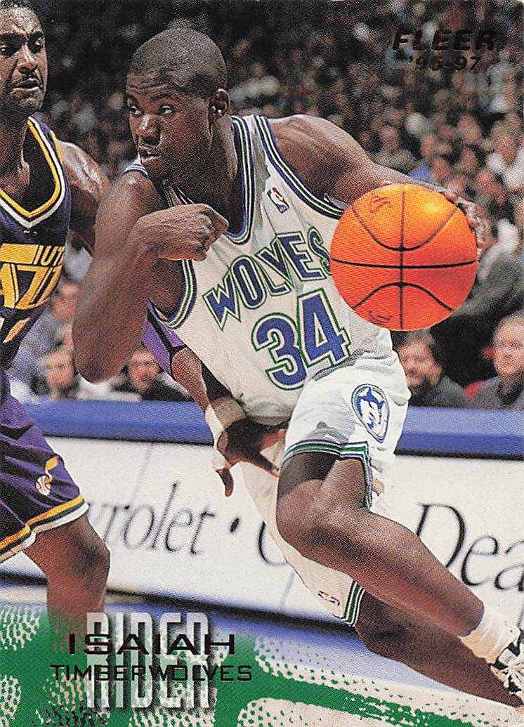 1996-97 Fleer Basketball Isaiah Rider #66