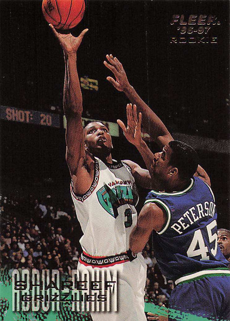1996-97 Fleer Basketball Shareef Abdur-Rahim #262 Rookie