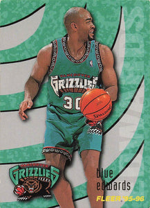 1995-96 Fleer Basketball Blue Edwards #273