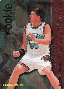 1995-96 Fleer Basketball Bryant Reeves #305 Rookie