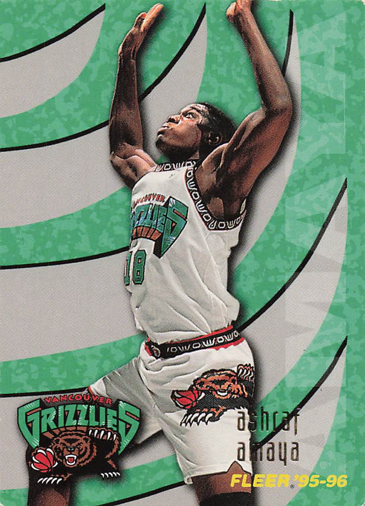 1995-96 Fleer Basketball Ashraf Amaya #270