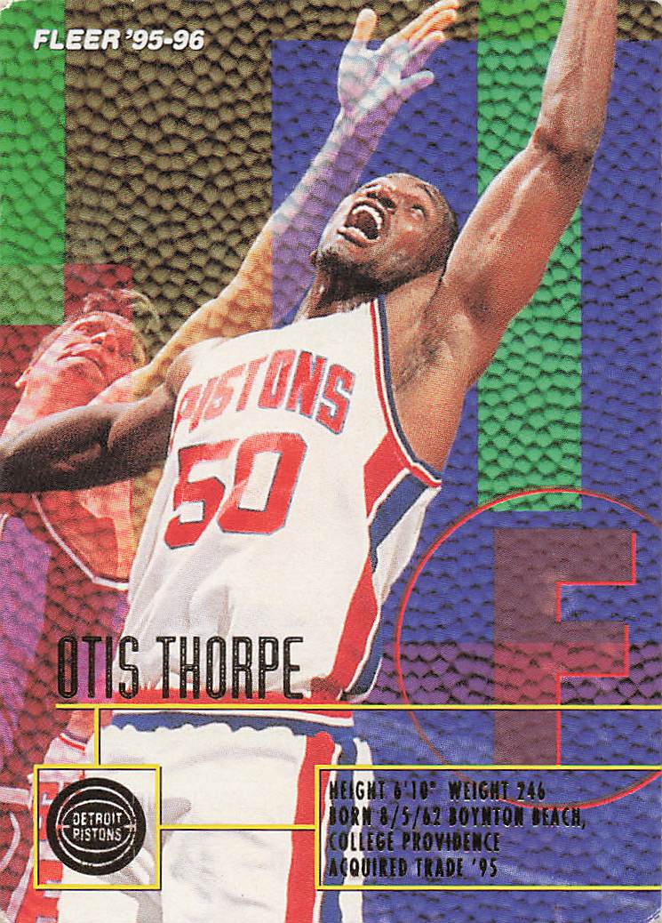 1995-96 Fleer Basketball Otis Thorpe #218