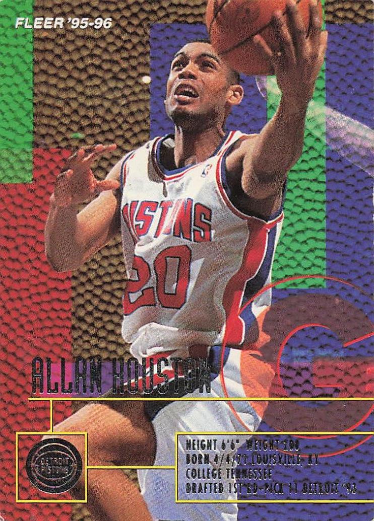 1995-96 Fleer European Basketball Allan Houston #52