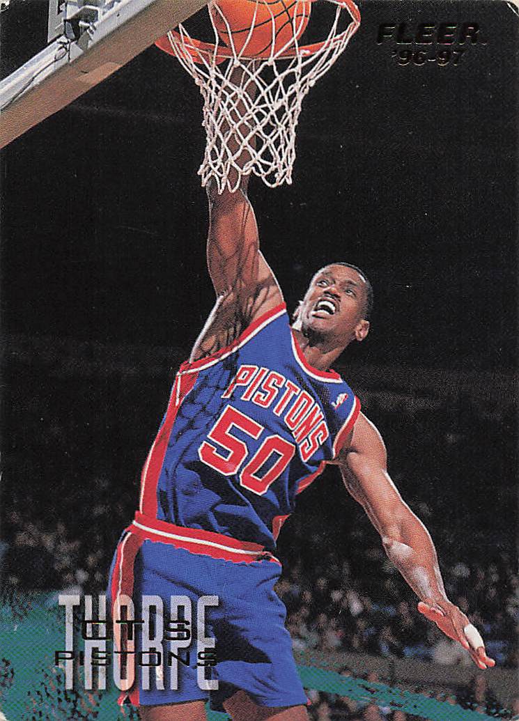 1996-97 Fleer Basketball Otis Thorpe #34
