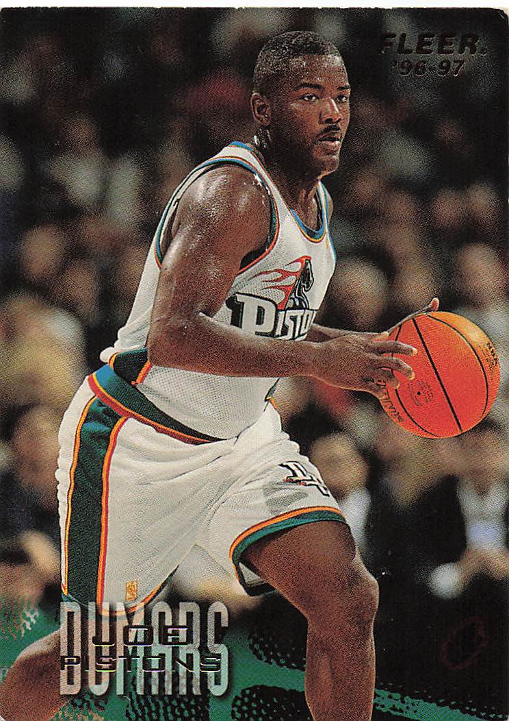 1996-97 Fleer European Basketball Joe Dumars #209