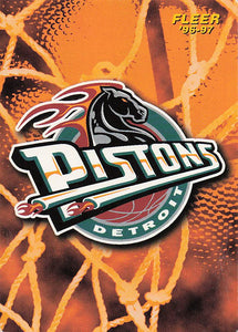 1996-97 Fleer European Basketball Detroit Pistons #158