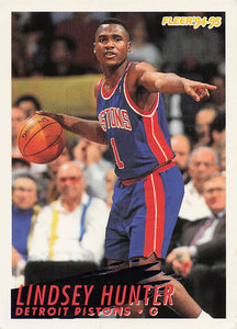 1994-95 Fleer European Basketball Lindsey Hunter #69