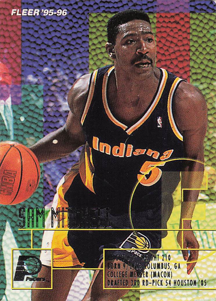 1995-96 Fleer European Basketball Sam Mitchell #77