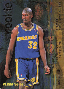1995-96 Fleer Basketball Joe Smith #309 Rookie