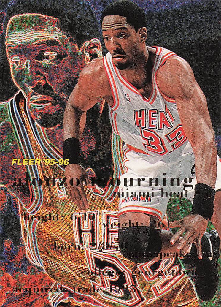 1995-96 Fleer Basketball Alonzo Mourning #235
