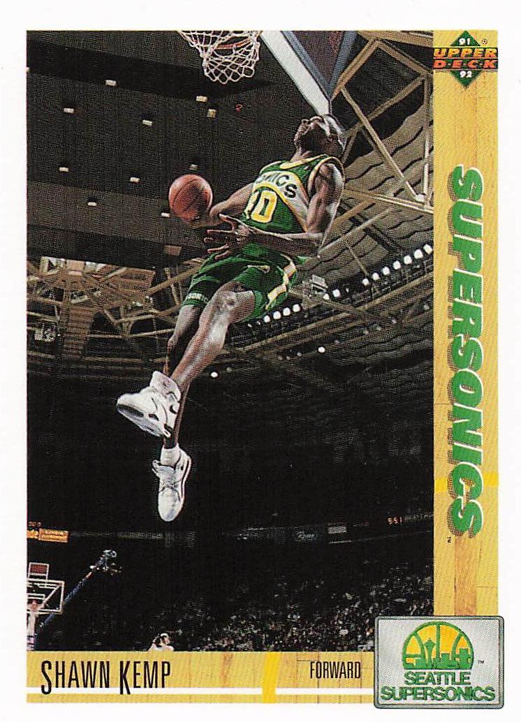1991-92 Upper Deck Basketball Shawn Kemp #173