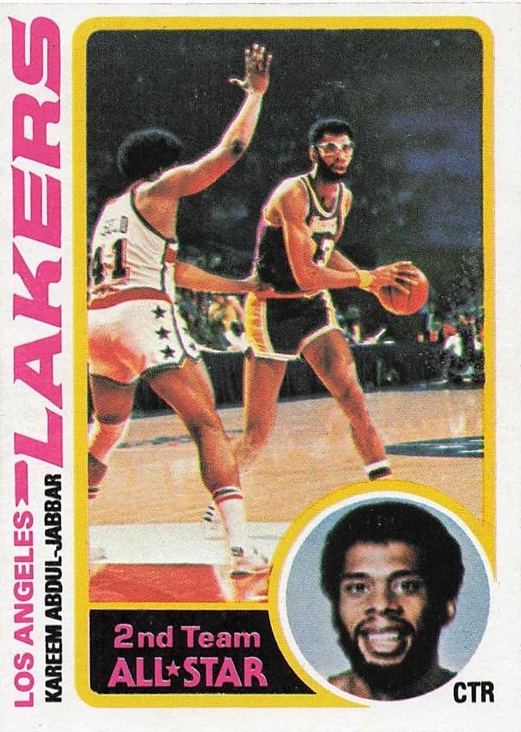 1978-79 Topps Basketball Kareem Abdul-Jabbar #110