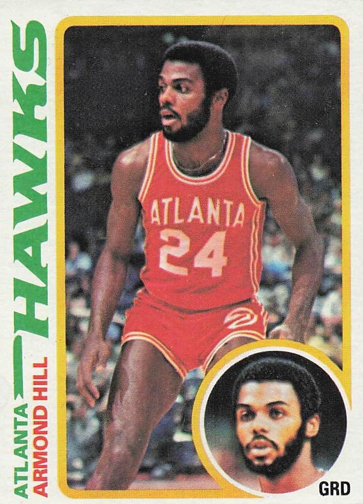 1978-79 Topps Basketball Armond Hill #70 Rookie