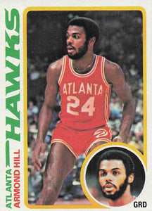 1978-79 Topps Basketball Armond Hill #70 Rookie