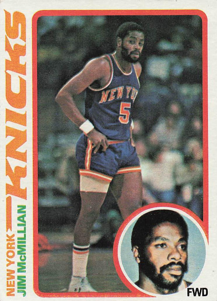 1978-79 Topps Basketball Jim McMillian #88