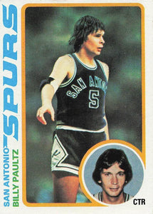 1978-79 Topps Basketball Billy Paultz #91