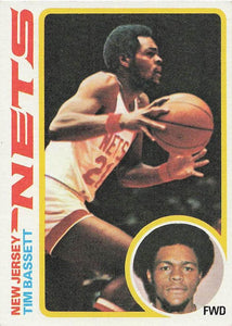 1978-79 Topps Basketball Tim Bassett #96