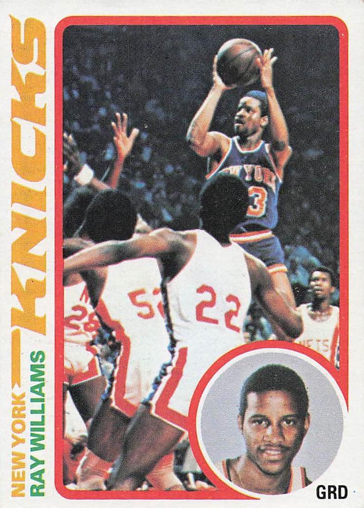 1978-79 Topps Basketball Ray Williams #129 Rookie