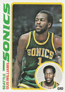 1978-79 Topps Basketball Gus Williams #39