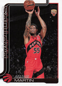2025-26 Topps Basketball Alijah Martin #240 Rookie