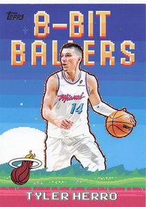 2025-26 Topps Basketball 8-Bit Ballers Tyler Herro #8B-2