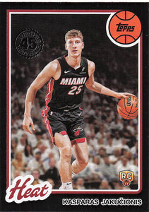 2025-26 Topps Basketball 1980-81 Topps Basketball Kasparas Jaku?ionis #80BK-66