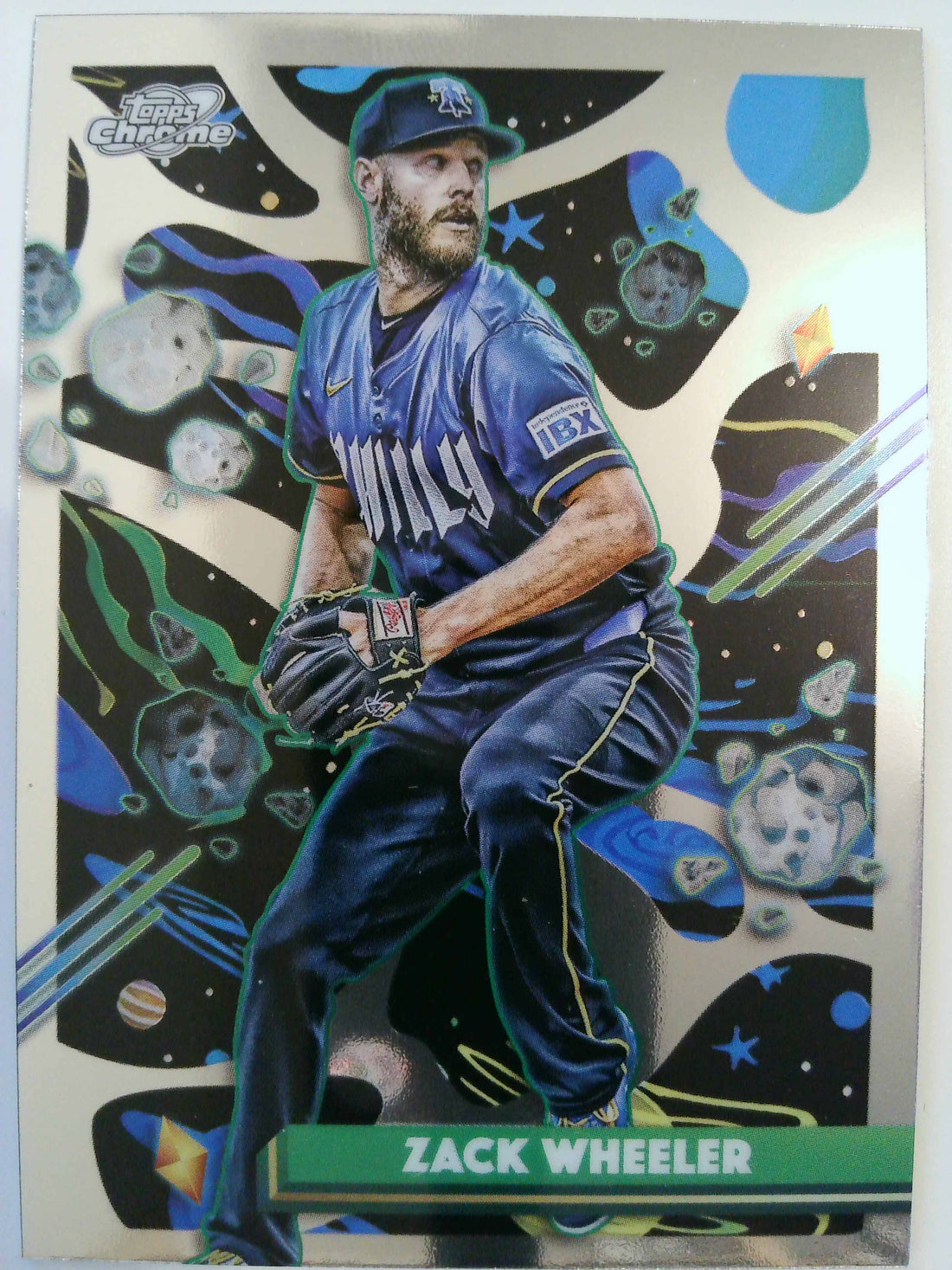 2025 Topps Chrome Cosmic Baseball Zack Wheeler #141