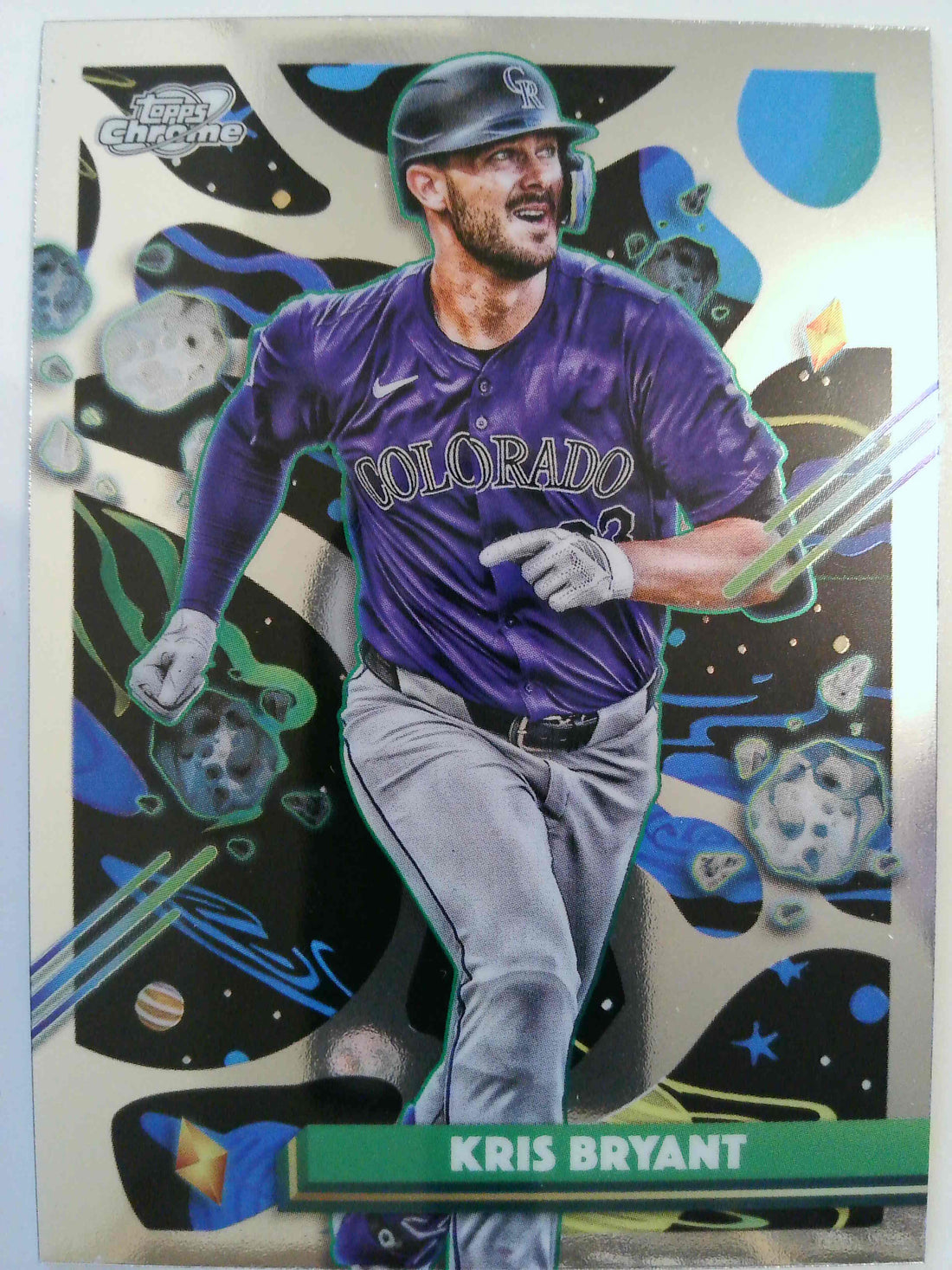 2025 Topps Chrome Cosmic Baseball Kris Bryant #61