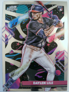 2025 Topps Chrome Cosmic Baseball Daylen Lile #83 Rookie