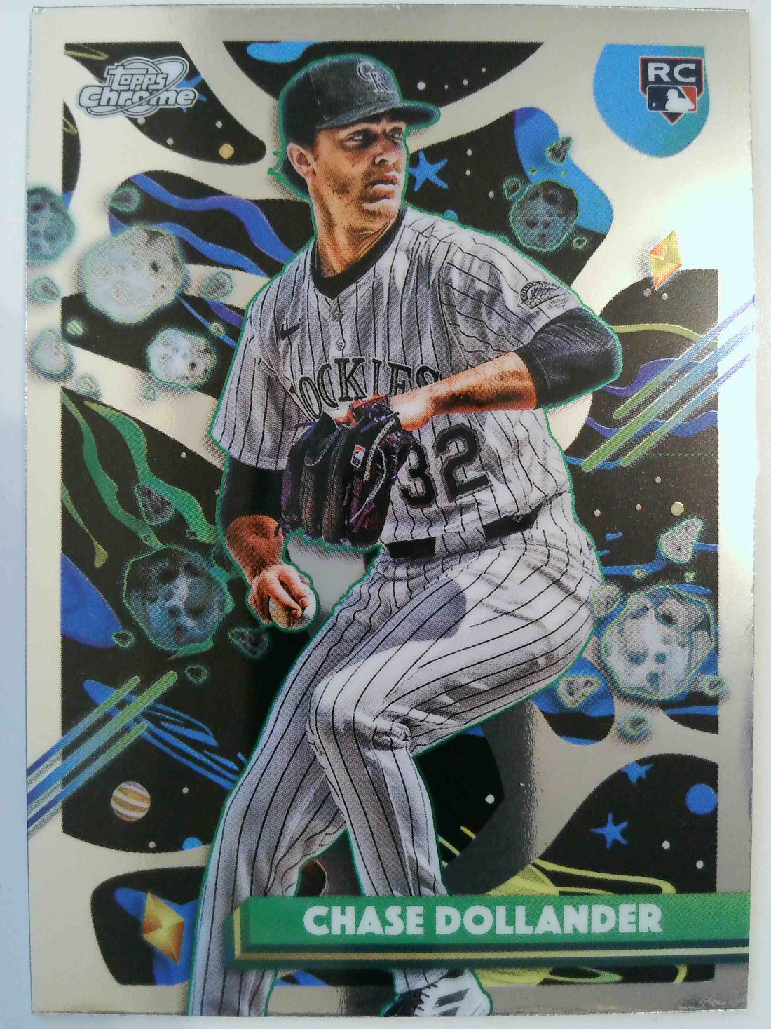 2025 Topps Chrome Cosmic Baseball Chase Dollander #18 Rookie