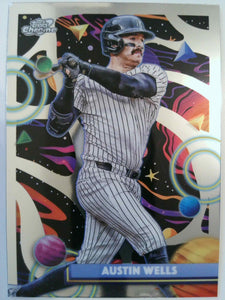 2025 Topps Chrome Cosmic Baseball Austin Wells #14