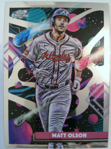 2025 Topps Chrome Cosmic Baseball Matt Olson #138