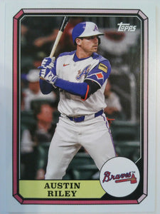 2025 Topps Archives 1987 Topps Boardwalk and Baseball Austin Riley #87BB-24