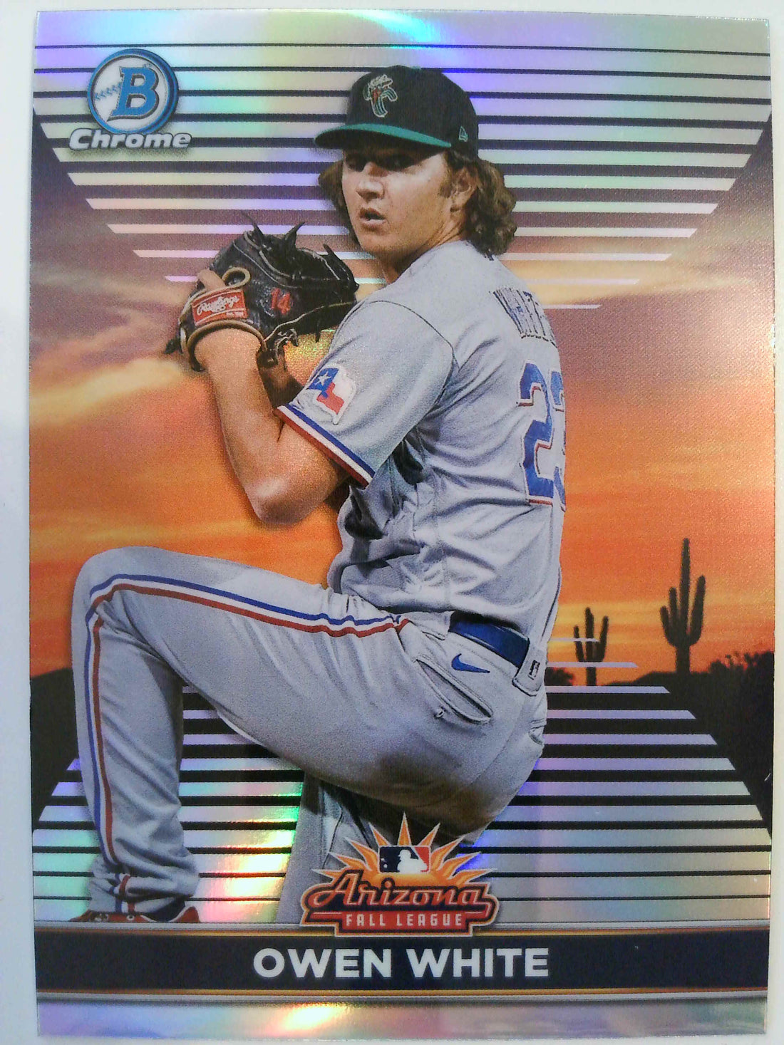2022 Bowman Chrome Baseball 2021 AFL Fall Stars Owen White #AFLS-27