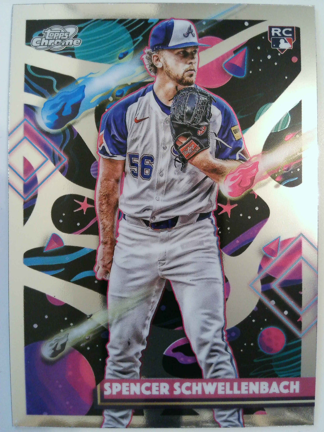 2025 Topps Chrome Cosmic Baseball Spencer Schwellenbach #157 Rookie
