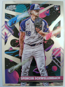 2025 Topps Chrome Cosmic Baseball Spencer Schwellenbach #157 Rookie