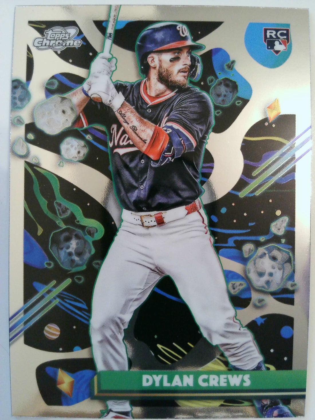 2025 Topps Chrome Cosmic Baseball Dylan Crews #194 Rookie