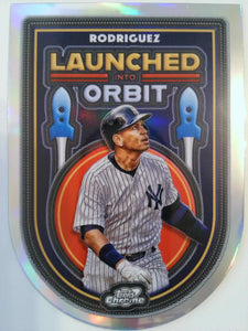 2025 Topps Chrome Cosmic Baseball Launched into Orbit Alex Rodriguez #LIO-8