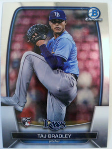 2023 Bowman Chrome Baseball Taj Bradley #82 Rookie